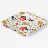 ファーム誕生日ベビーシャワー ペーパープレート (傾斜あり)