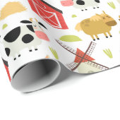 ファーム誕生日ベビーシャワー ラッピングペーパー (ロールコーナー)