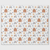 ファーム誕生日ラッピング紙 ラッピングペーパー (フラット)