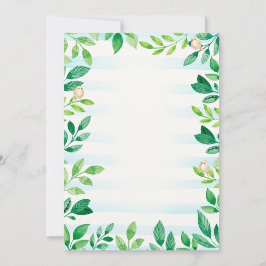 ファーム誕生日招待状ボーイファーム招待状 招待状 (裏面)