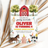 ファーム誕生日招待状 招待状