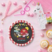 ファーム誕生日紙プレート ペーパープレート (パーティー)