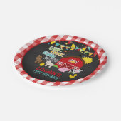 ファーム誕生日紙プレート ペーパープレート (アングル)