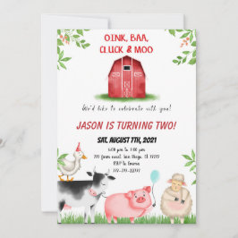 ファーム誕生日 招待状