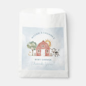 ファーム赤ちゃんシャワーありがとう フェイバーバッグ (正面)