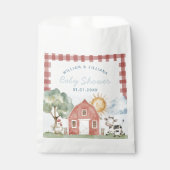 ファーム赤ちゃんシャワーありがとう フェイバーバッグ (正面)