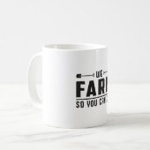 ファーム農家農業農業チキンギフトアイディア コーヒーマグカップ (正面左)