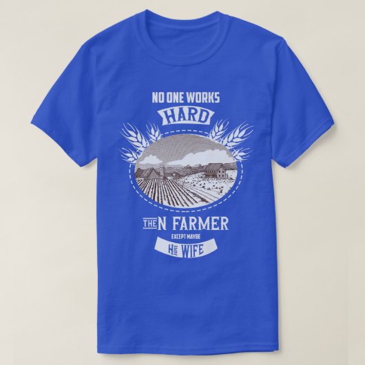 ファーム農業農家トラクター Tシャツ (デザイン正面)