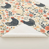 ファーム鶏、鶏\花コテージ シェルパブランケット (3/4)