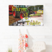 ファーム2テーブルマーケティングバナー 横断幕 (インサイチュ)