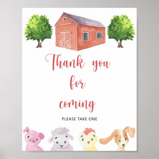 ファーム – ありがとうござ来う ポスター (正面)