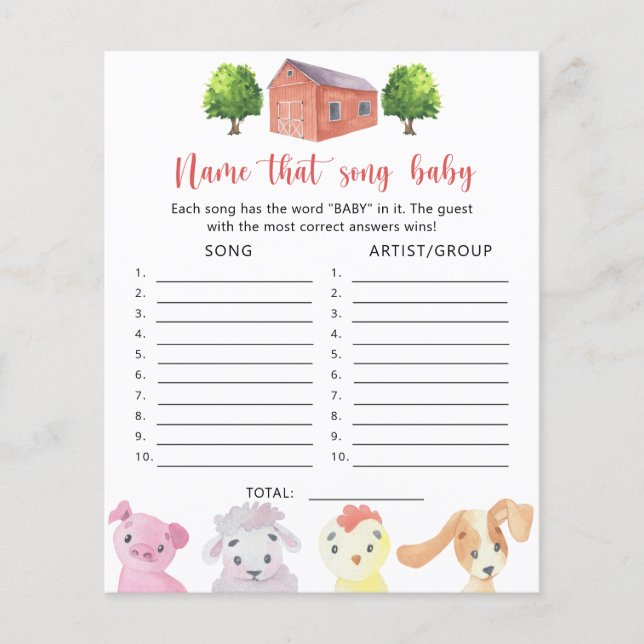 ファーム – そのベビーソング (正面)