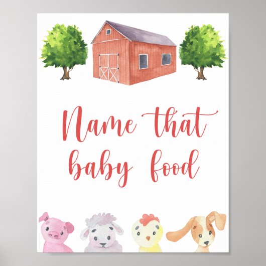 ファーム – そのベビー食品の名前 ポスター (正面)