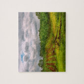 ファーム – オーガニック農業 ジグソーパズル (縦)