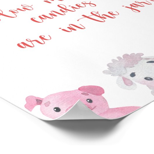 ファーム – キャンディーズの数を推測するポスター ポスター (角)