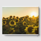 ファーム&サンフラワー結婚ズゲストブック ゲストブック (裏面)