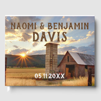 ファーム&サンフラワー結婚ズゲストブック ゲストブック