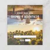 ファーム&サンフラワー結婚ズ座席表 プレイスカード (外部開封)