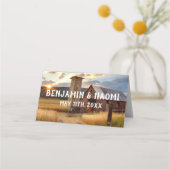 ファーム&サンフラワー結婚ズ座席表 プレイスカード (裏面)