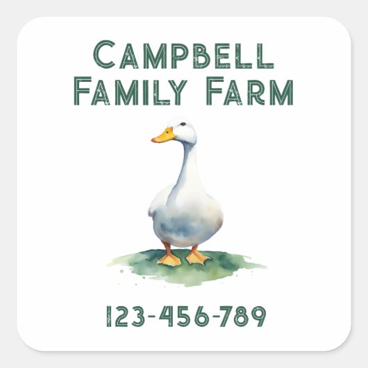 ファーム スクエアシール (正面)