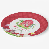 ファーム バースデー パーソナライズ プライド ペーパープレート (アングル)