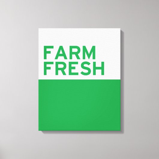 ファーム・フレッシュ キャンバスプリント (正面)
