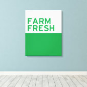 ファーム・フレッシュ キャンバスプリント (インサイチュ (ウッドフロア))