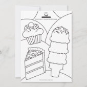 ファーム・フレンズお誕生日会招待状　バージョン２ 招待状 (裏面)