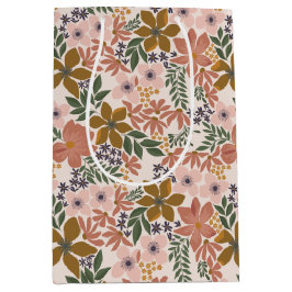 ファーム フローラル ミディアムペーパーバッグ