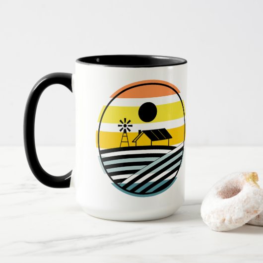 ファーム マグカップ (ドーナツ付き)