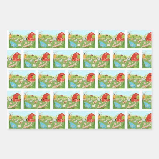 ファーム ラッピングペーパーシート (正面)