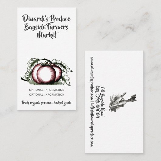 ファーム 名刺 (正面/裏面)