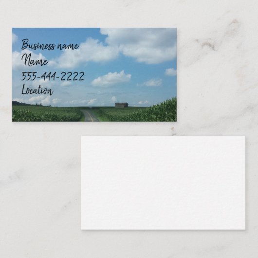 ファーム 名刺 (正面/裏面)