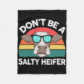 ファーム – 塩辛いハイファーの女性ではない男性の子供がトドル フリースブランケット (正面)