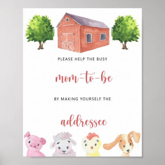 ファーム – 宛先 ポスター (正面)