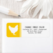 ファーム – 差出人住所ラベル ラベル (インサイチュ)