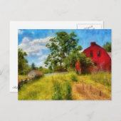 ファーム – 農家の場所 ポストカード (正面/裏面)