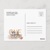 ファーム 1歳の誕生日 牧場の写真 招待状 (裏面)