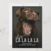 ファーラおもしろいラペットホリデークリスマスカード シーズンカード (正面)