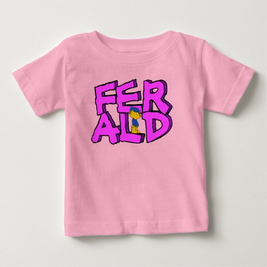 ファーラルドがTシャツの名前に立って ベビーTシャツ (正面)