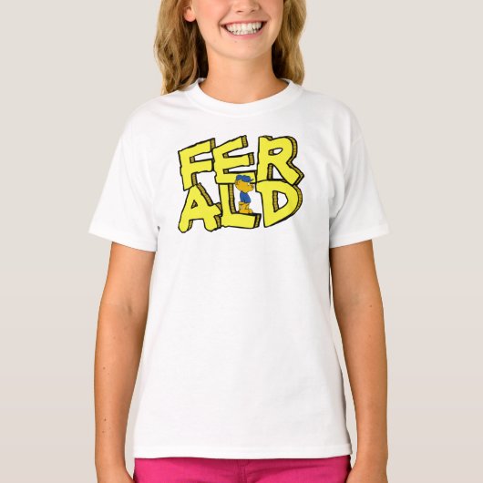 ファーラルドがTシャツの名前に立って Tシャツ (正面)