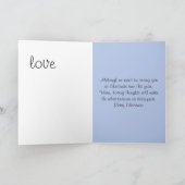 ファーラ遠くにブ、クリスマスグリーティングカード シーズンカード (内部)