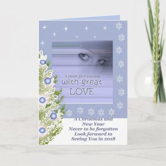 ファーラ遠くにブ、クリスマスグリーティングカード シーズンカード