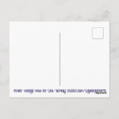 ファーリーチーズマンビジネスマウスタイグメガネおたく ポストカード (裏面)