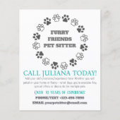 ファーリーフレンズペットシッター小規模企業 チラシ (正面)