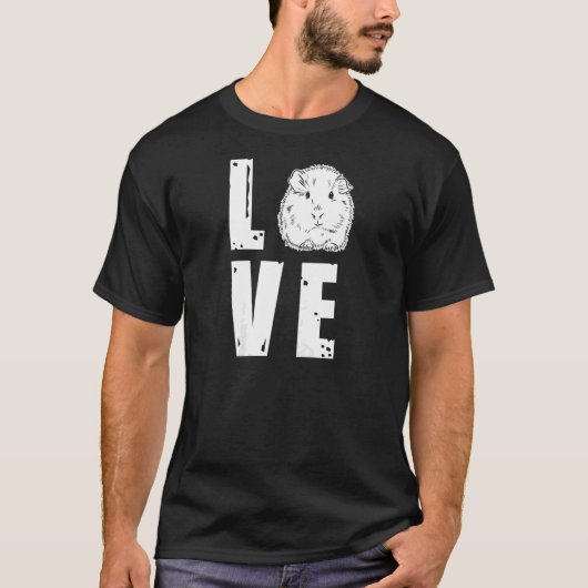 ファーリーポテトギニアピッグラブ Tシャツ (正面)