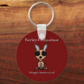 ファーリー・チワワ キーホルダー (正面)