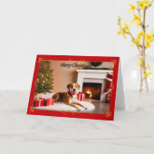 ファーリー・バディ・クリスマスカード カード (黄色い花)