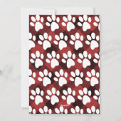 ファーリー・パウィデイ |ペットフォトレッドバッファローチェック シーズンカード (裏面)