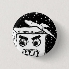 ファーリー・ファースト・カール・ザ・ロボット、ロケットを宇宙 缶バッジ